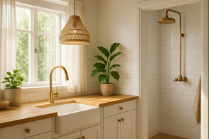 Upgrade Your Home: The Ultimate Guide to Brass Kitchen Tapware, Copper Shower Heads &amp; Retro Bathroom Fixtures
