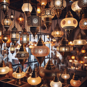 Mystical Ambience: The Allure of Moroccan Style Hanging Lights in Boho Decor