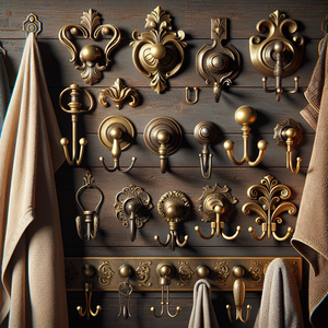 Hooked on Heritage: Antique Brass Robe Hooks for Lasting Charm