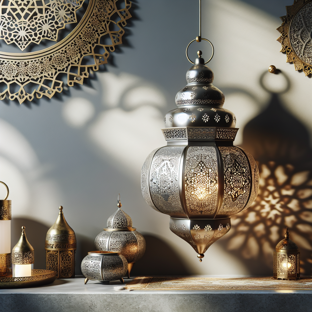 Enchanting Ambiance: Styling Your Home with Silver Moroccan Lanterns