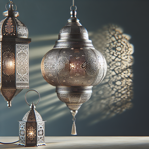 Dancing Silver Shadows: Moroccan Lantern Magic