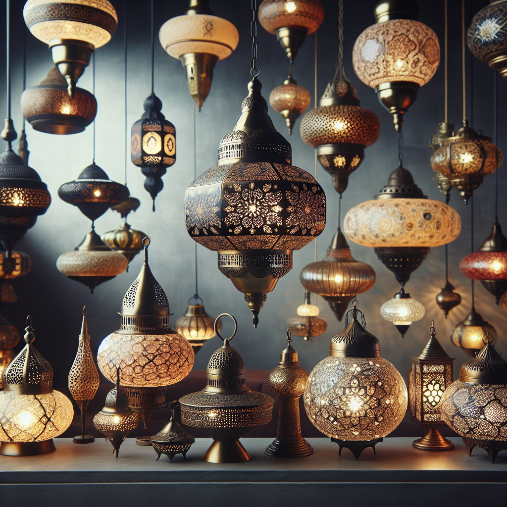 Radiant Sands: Moroccan Lanterns, Arabic Chandeliers & More