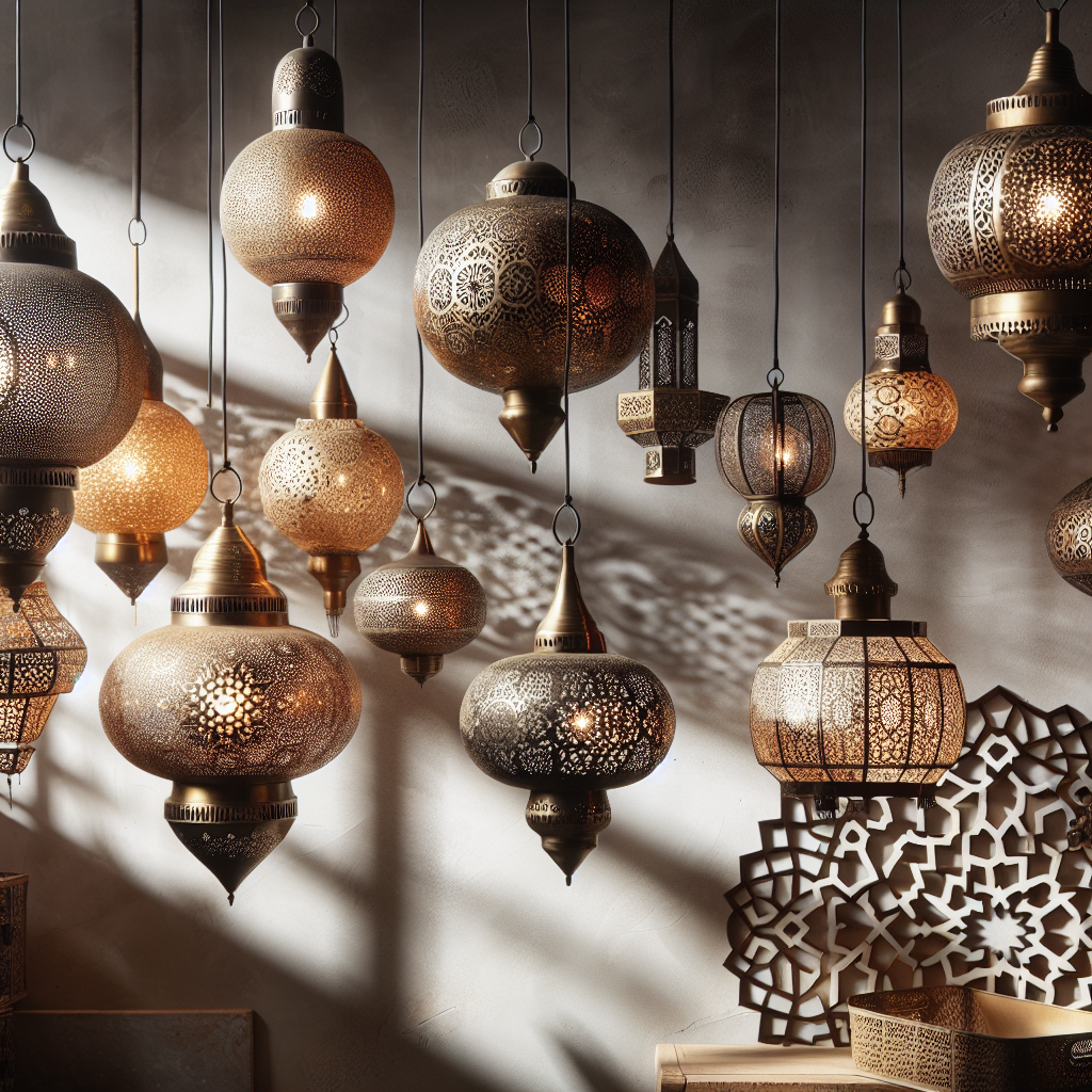 Moroccan Glowscapes: Crafting Exotic Ambience with Hanging Lanterns