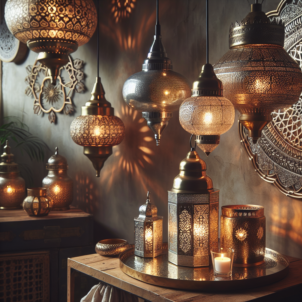 Moonlit Majesty: Silver Moroccan Lighting for Bohemian Ambiance