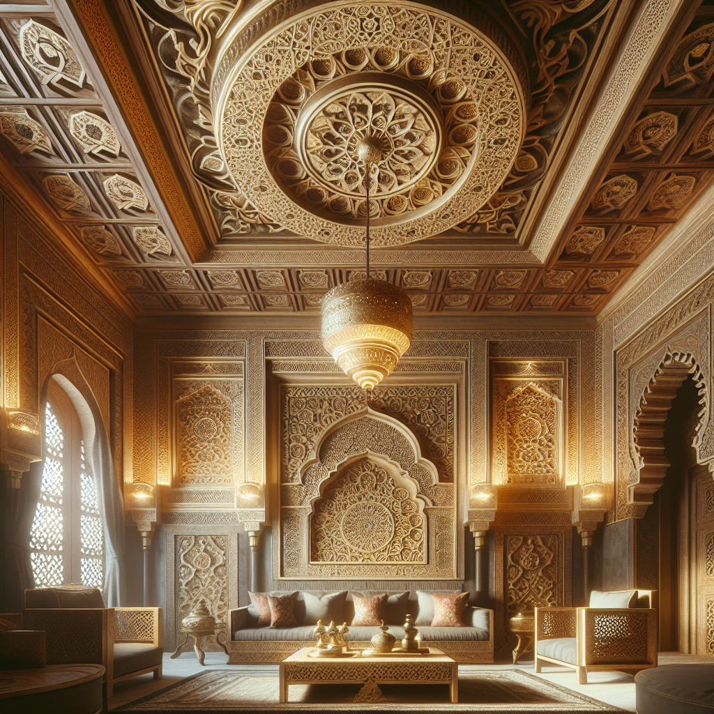 The Allure of Moroccan Ceilings: Plaster, Wood, and Ornamental Designs to Inspire Your Space