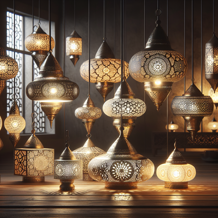 Sahara Glow: Handcrafted Moroccan Lamp Shades for Your Boho Sanctuary