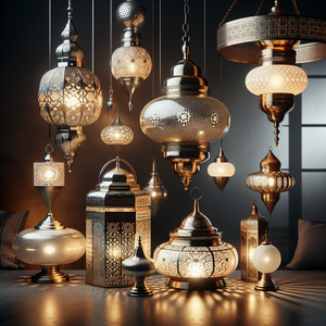 Silver Mirage: Moroccan Lamps Infusing Global Charm