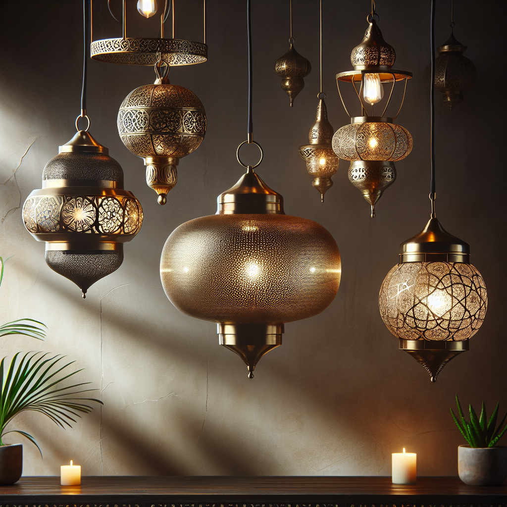 Exotic Radiance: Moroccan Pendants Weaving Boho Magic