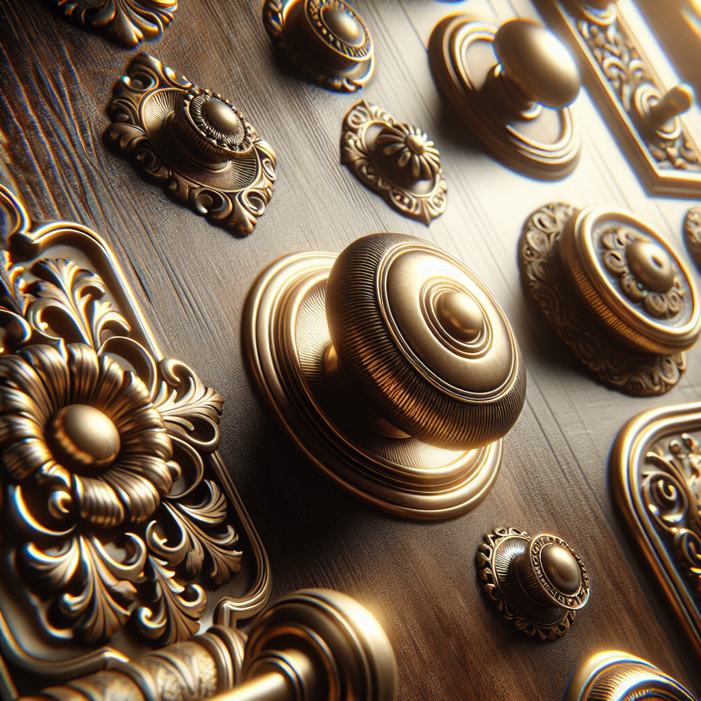 Golden Gateways: Elevating Your Home with Antique Brass Door Accents