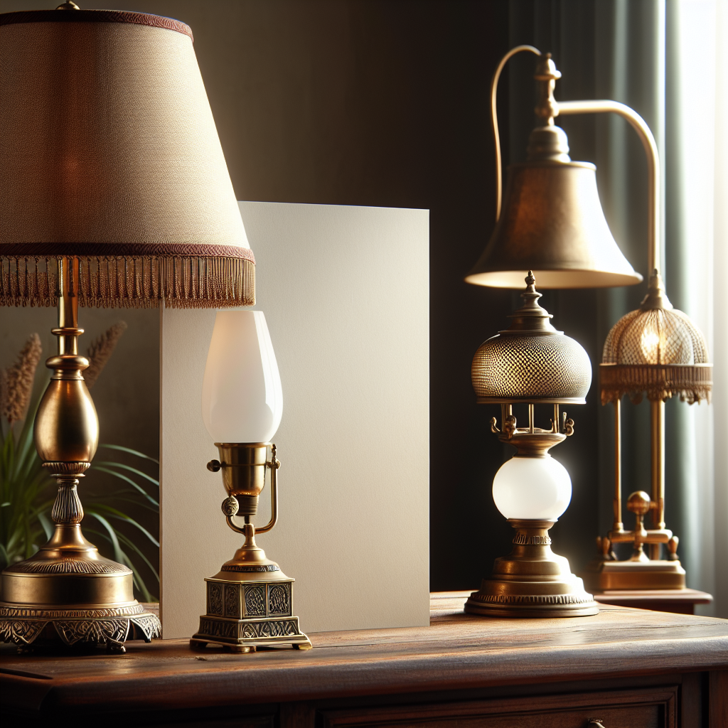 Charming Ways to Style Your Home with a Table Lamp Antique or Vintage Table Lamp