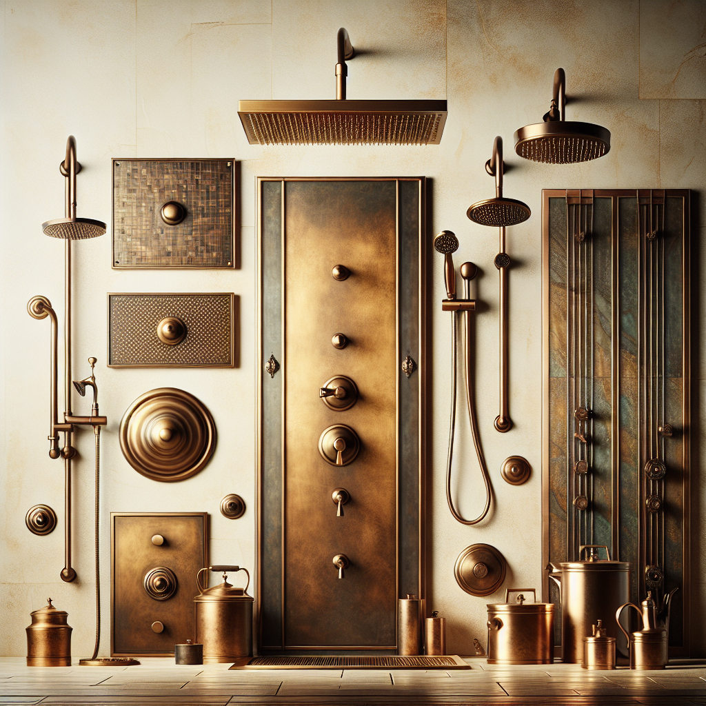 Bronze Brilliance: Spa-Worthy Shower Systems to Warm Your Bathroom