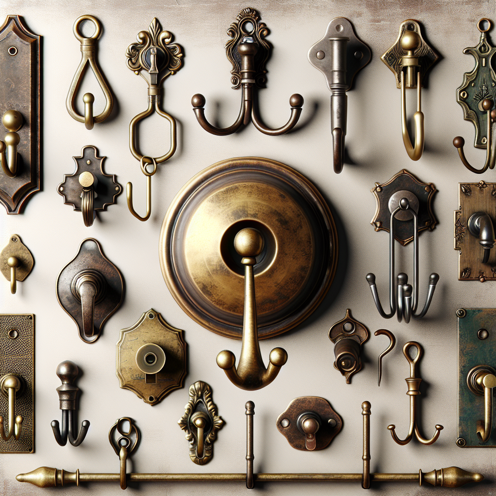 Heritage Hooks: Brass Coat Hooks from Antique Elegance to Rustic Charm