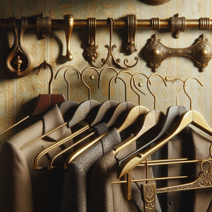 Styling Your Closet with Vintage Brass Clothes Hangers: A Touch of Timeless Elegance