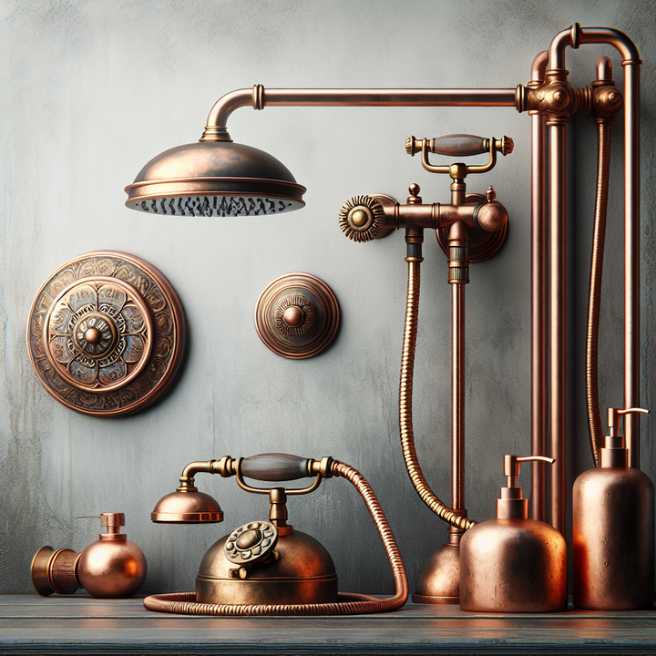 Rainfall Reverie: Indulge in Copper Shower Head Luxury