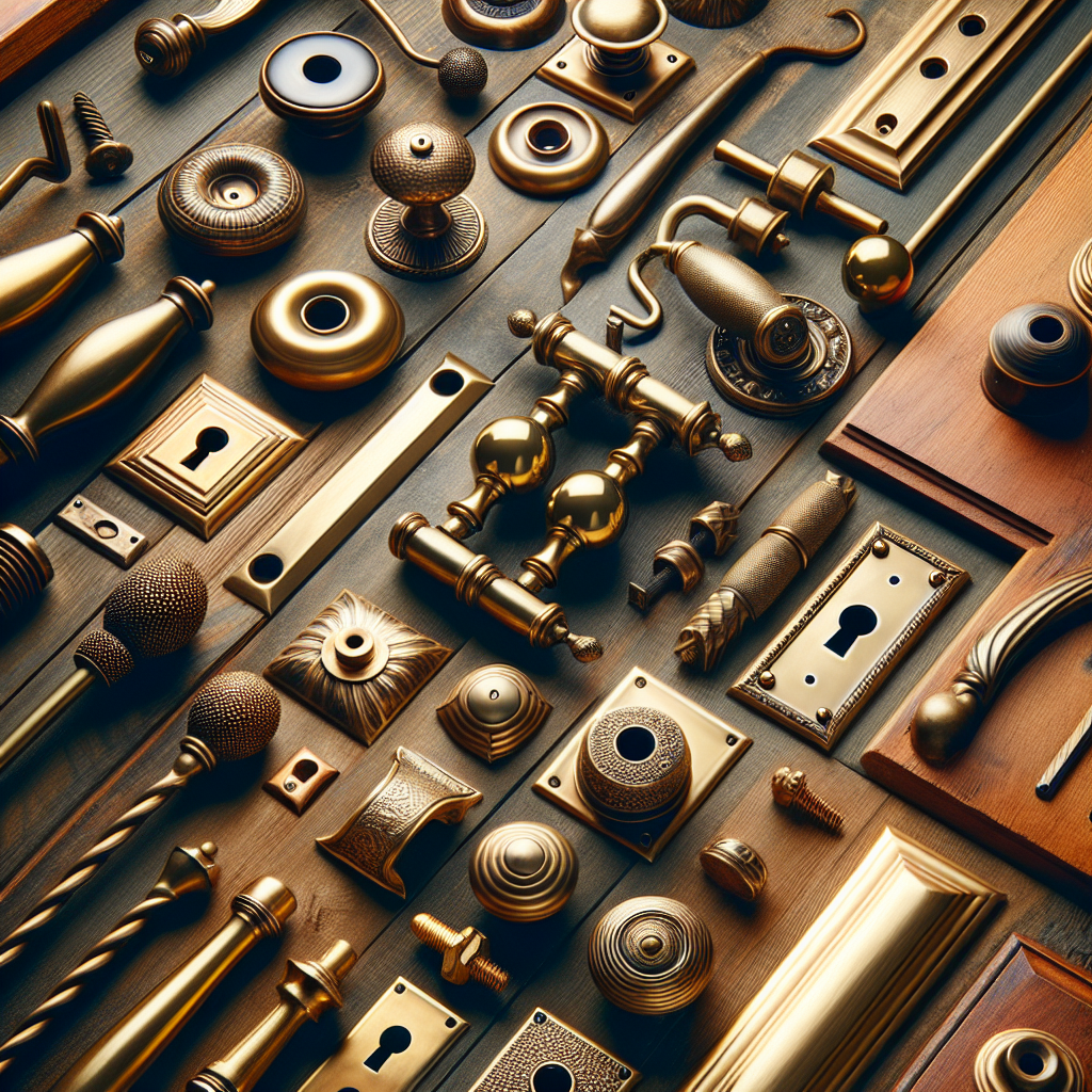 Golden Gateways: Embrace the Timeless Allure of Vintage Brass Door Handles