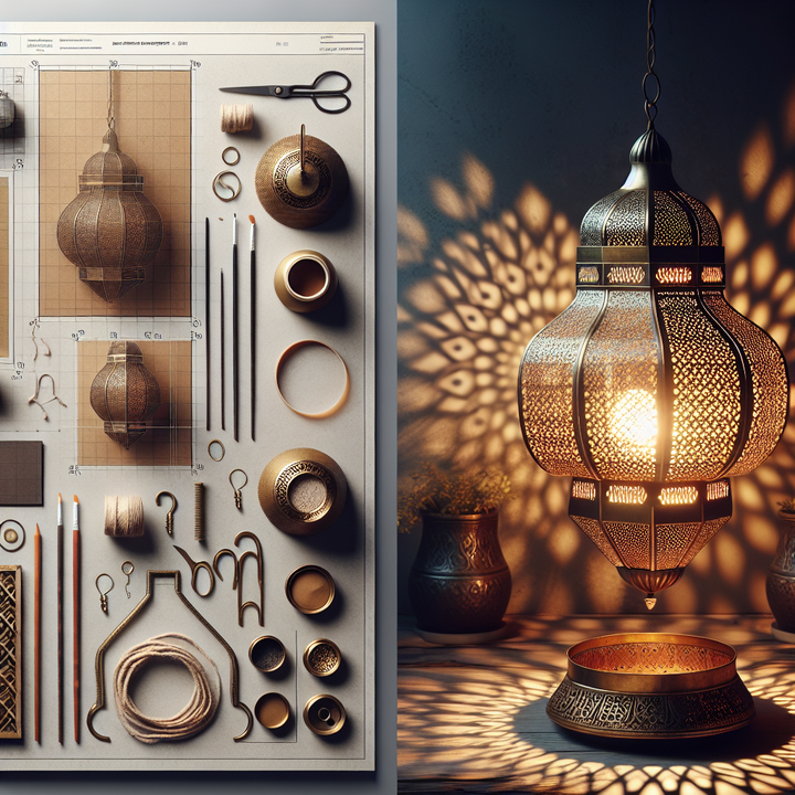 Boho Radiance: Create Your Own Moroccan Lamp