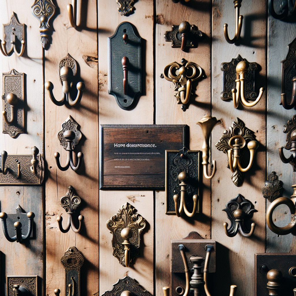 Hooked on Elegance: Styling Your Home with Antique Brass Hooks