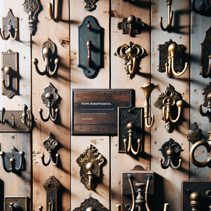 Hooked on Elegance: Styling Your Home with Antique Brass Hooks