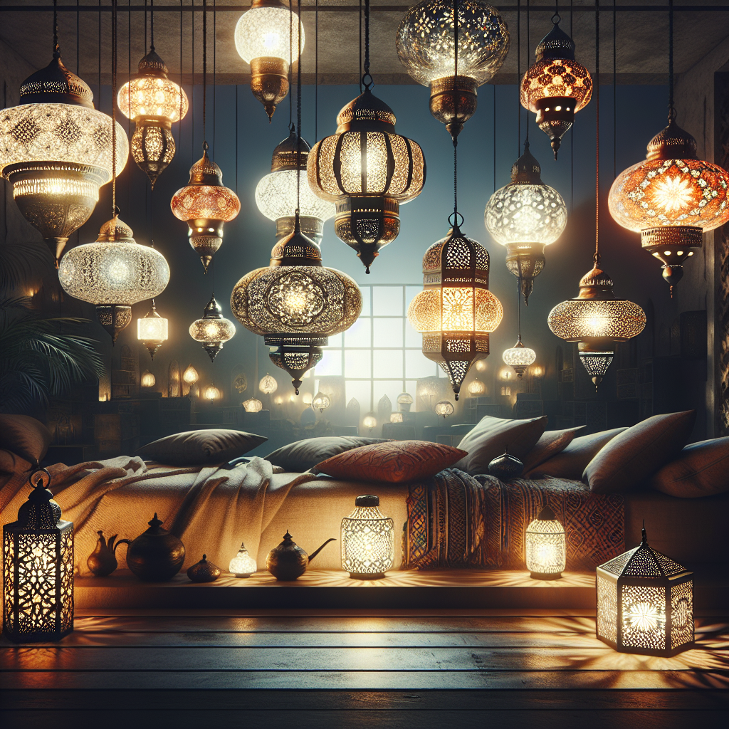 Enchanting Moroccan Glass Lanterns for a Jewel-Toned Home