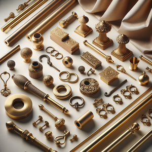 Bohemian Brass Charm: Raw Hardware for Timeless Window Style