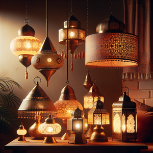 Moroccan Mosaic of Light: Exotic Lampshades for Boho Chic Interiors