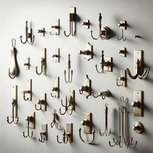Upgrade Your Space with Brushed and Antique Brass Hooks for Effortless Organization