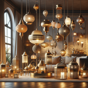 Carved Glow: Weaving Boho Ambience with Moroccan Lanterns