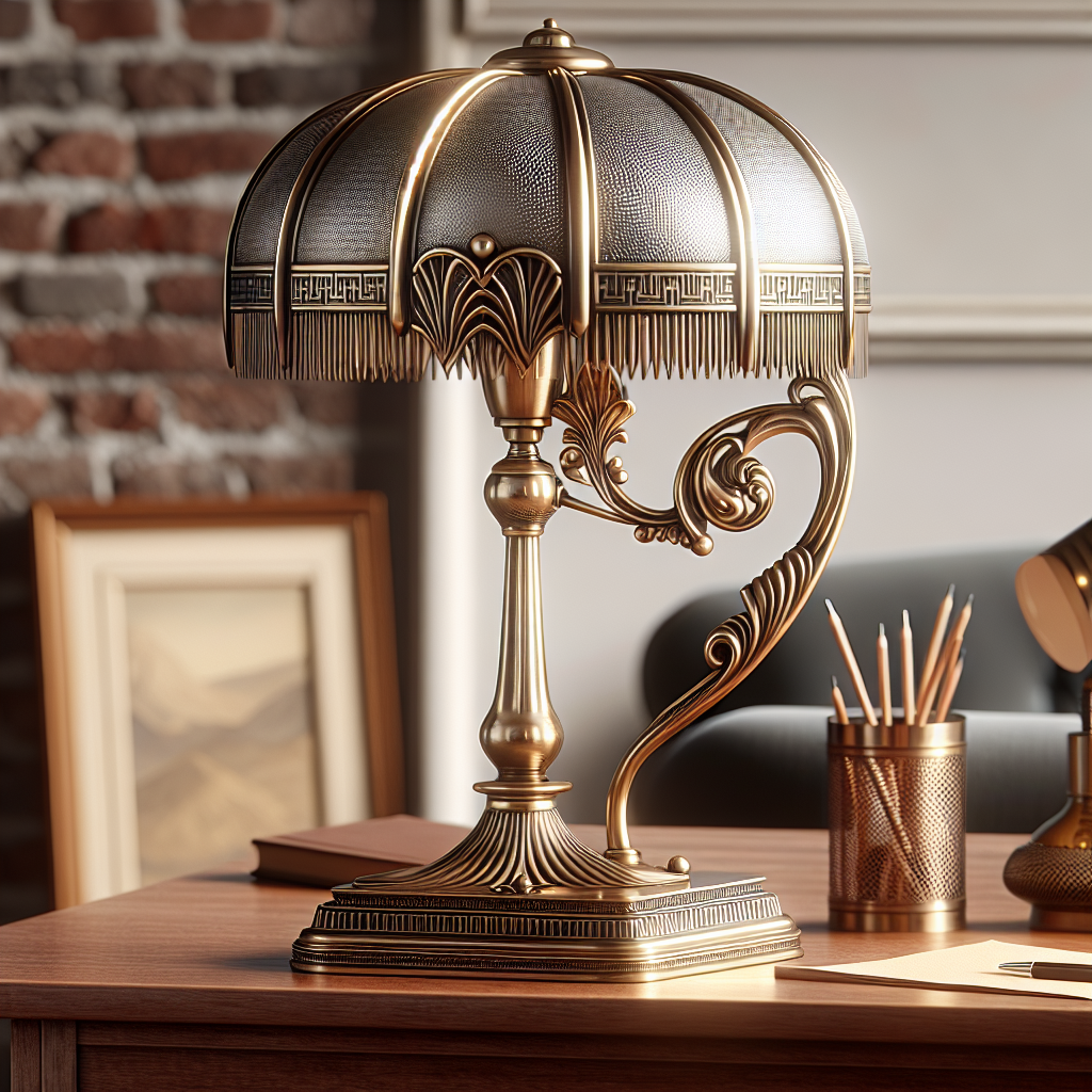Brass & Bold: Vintage Desk Lamps Bringing Timeless Charm to Your Workspace