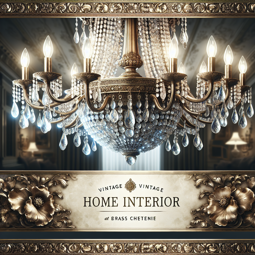 Gilded Nostalgia: The Allure of Vintage Brass Chandeliers
