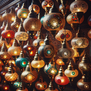 Moroccan Nights at Home: A Kaleidoscope of Colored Lanterns