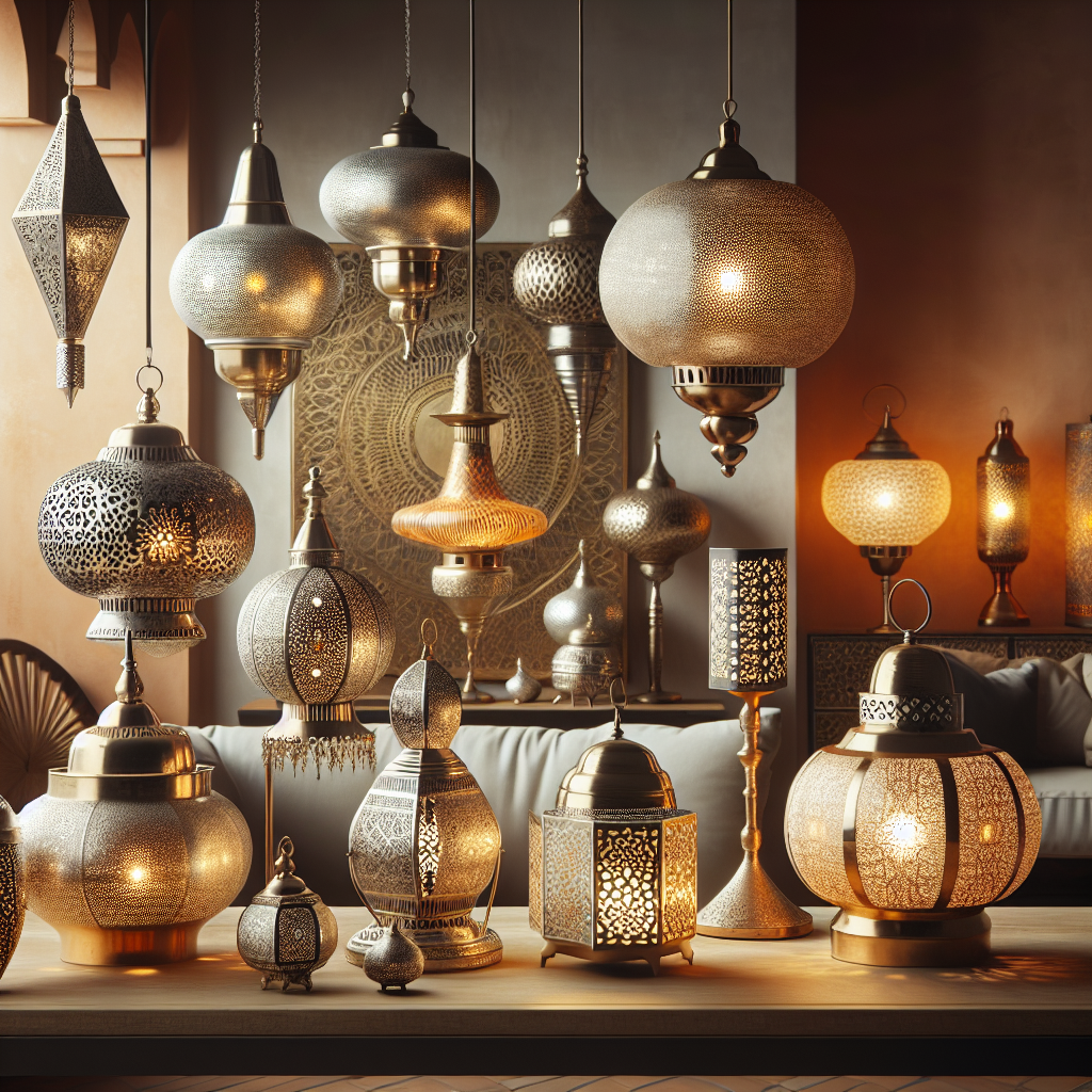 Mystic Silver Glow: Moroccan Lamps for Boho-Chic Vibes