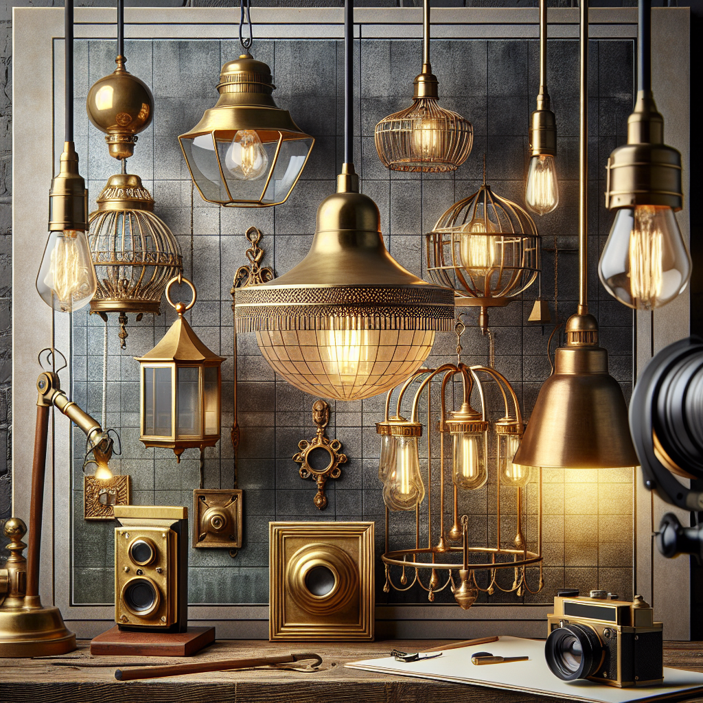 Boho Prime’s Brass Beauties: Vintage Lighting That Shines