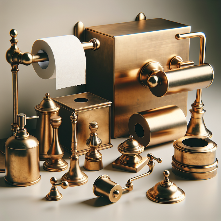 Upgrade Your Bathroom with Unlacquered Brass Toilet Paper Holders: Timeless Craftsmanship from Boho Prime