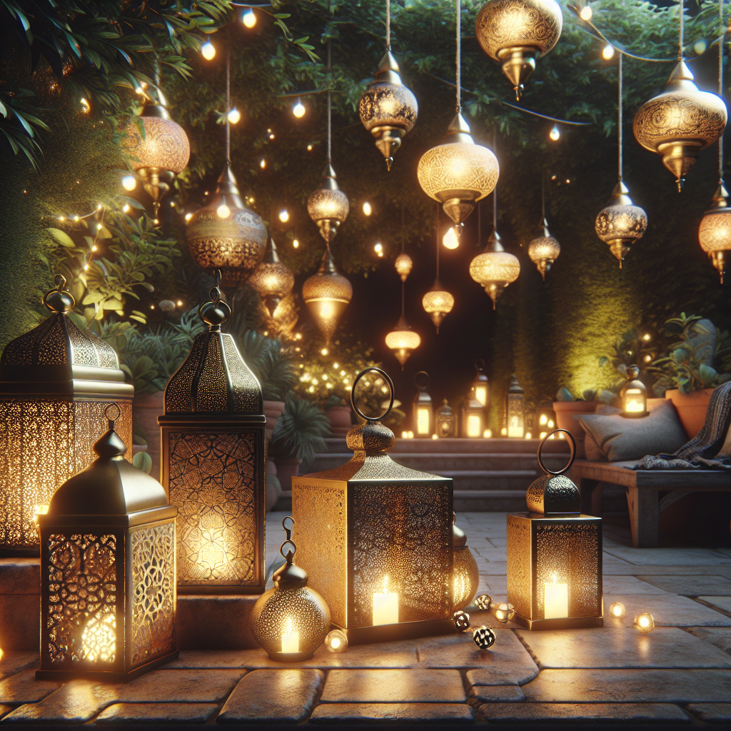 Enchant Your Evenings: The Allure of Moroccan Outdoor Lamps and Bohemian Garden Lanterns