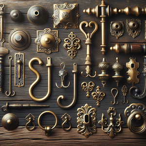 Charming Accents: How Antique Brass Door Hooks Enhance Your Home