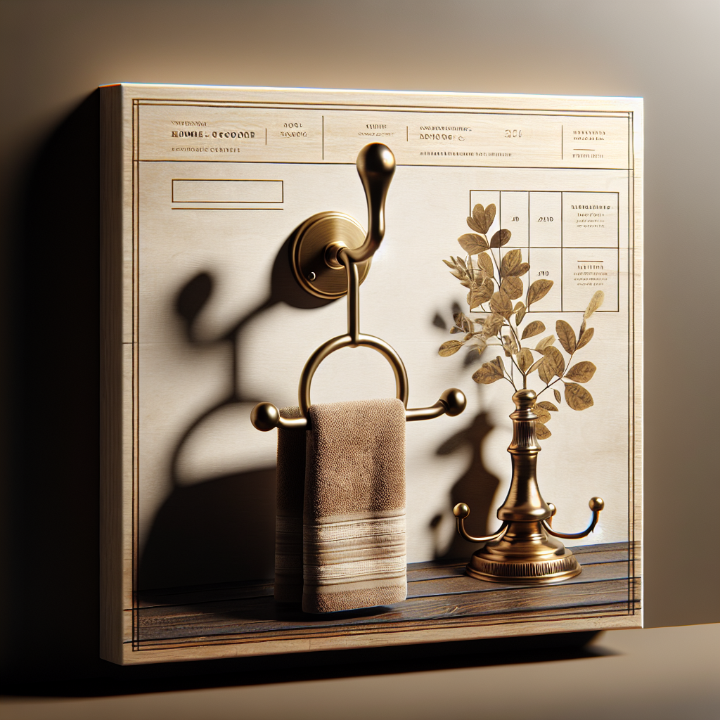 Hooked on History: Chic Vintage Brass Accents for Your Bathroom