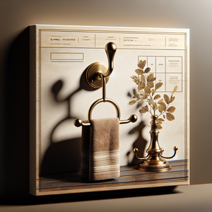 Hooked on History: Chic Vintage Brass Accents for Your Bathroom