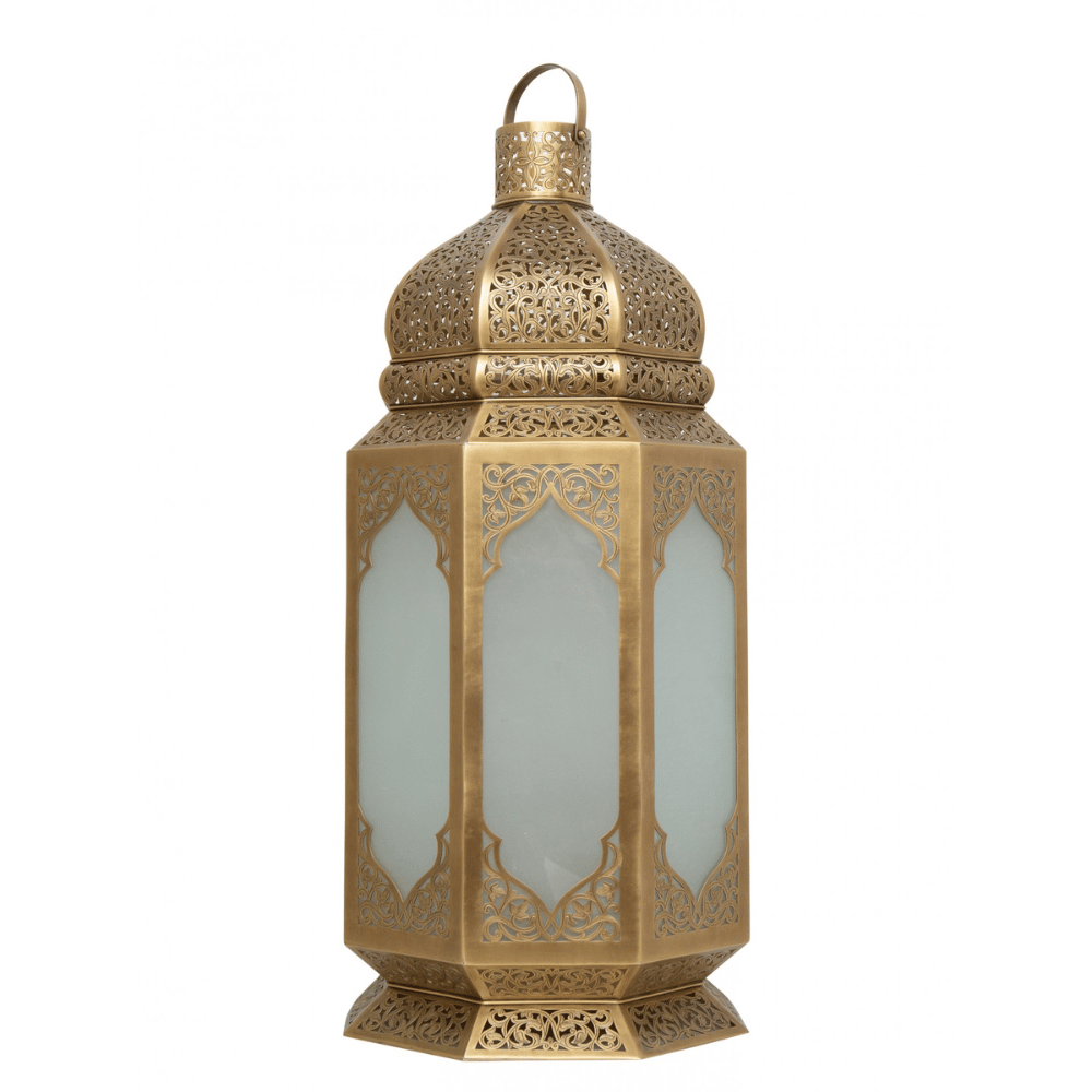 Floor Lanterns With Frosted Glass - bohoprime