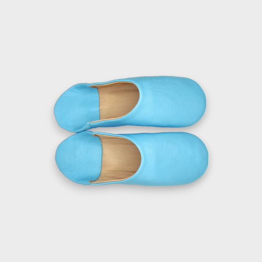 Aqua Moroccan Babouche Slippers  Classic Comfort