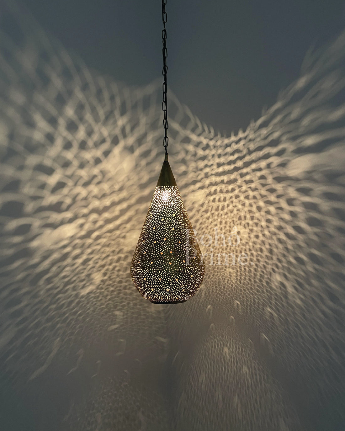 Moroccan Pendant Light, Hanging Light Fixture - bohoprime