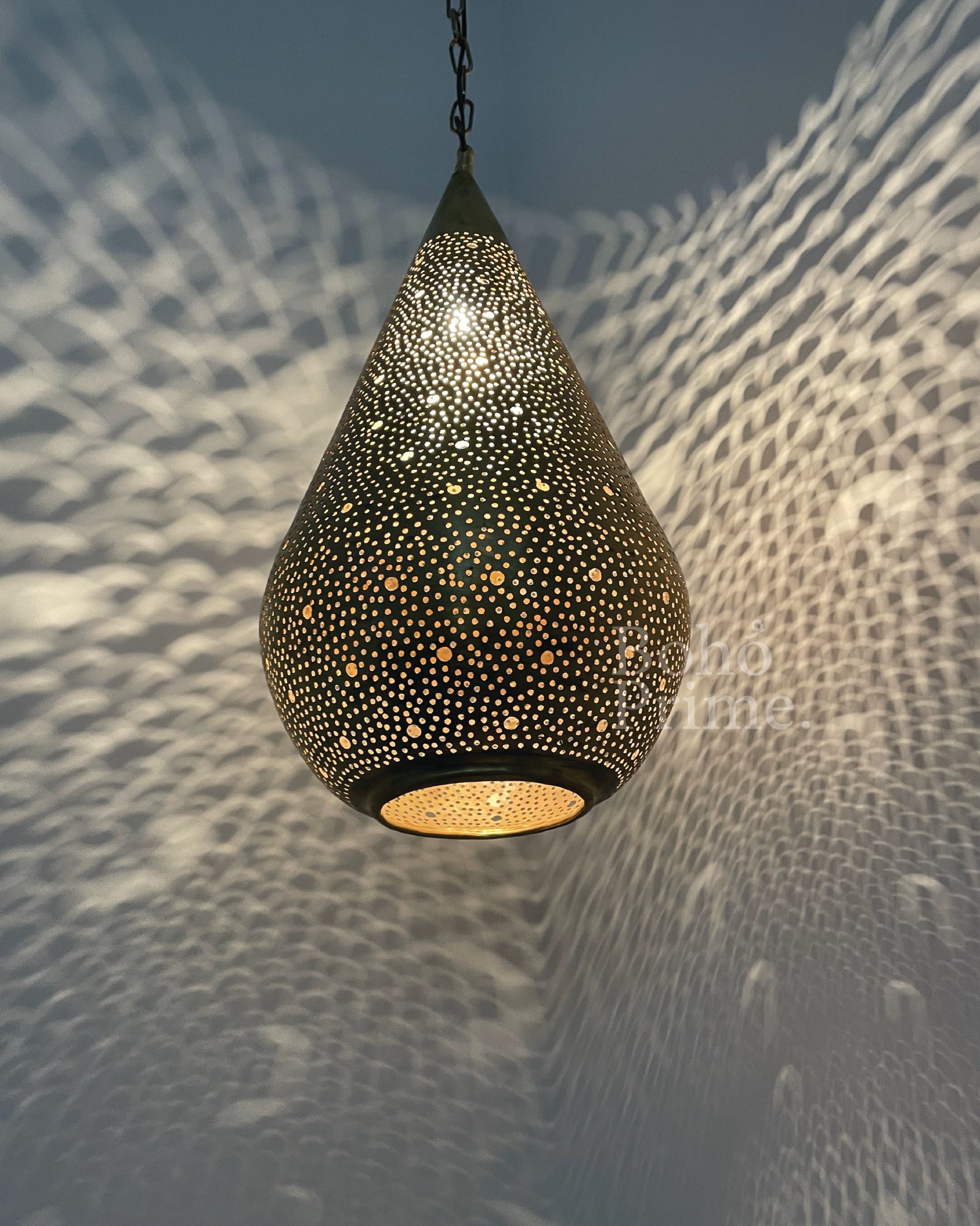 Moroccan Pendant Light, Hanging Light Fixture - bohoprime