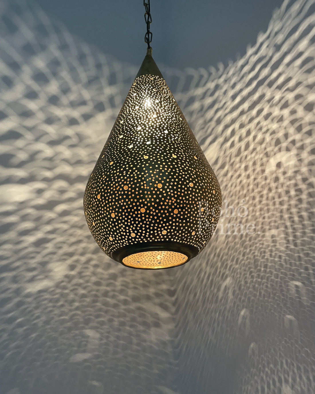 Moroccan Pendant Light, Hanging Light Fixture - bohoprime