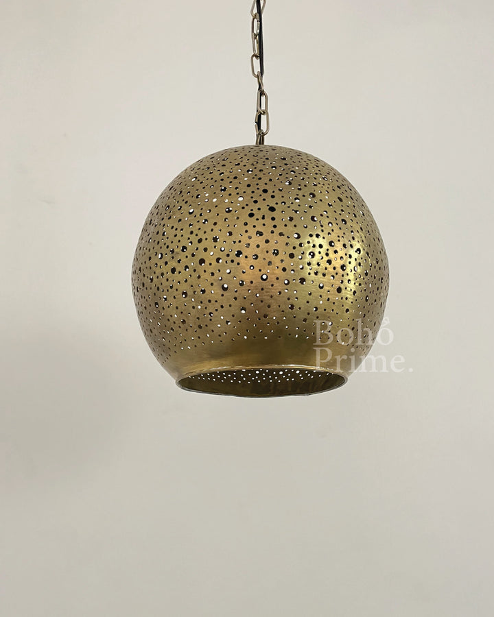 Moroccan Hanging Brass Lamp Lighting - bohoprime