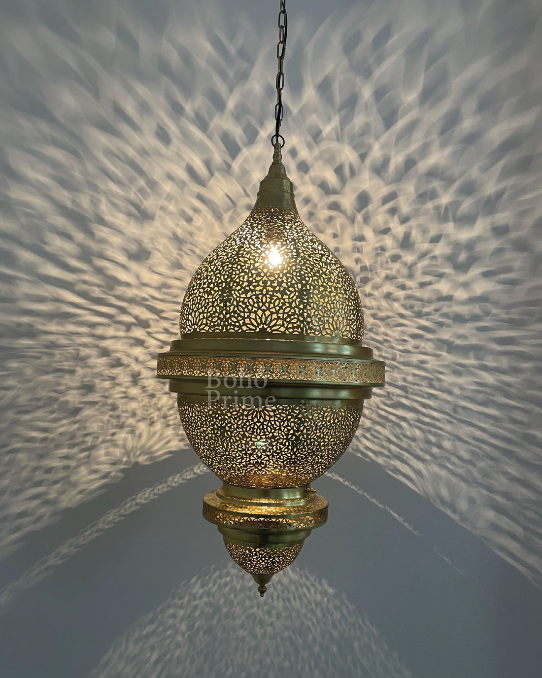 Brass Lamp-Brass Lantern-Pendant Hanging Light - bohoprime