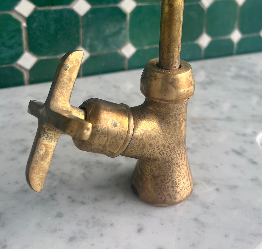 Brass Cold Water Single Handle Faucet - Stylish and Durable - bohoprime