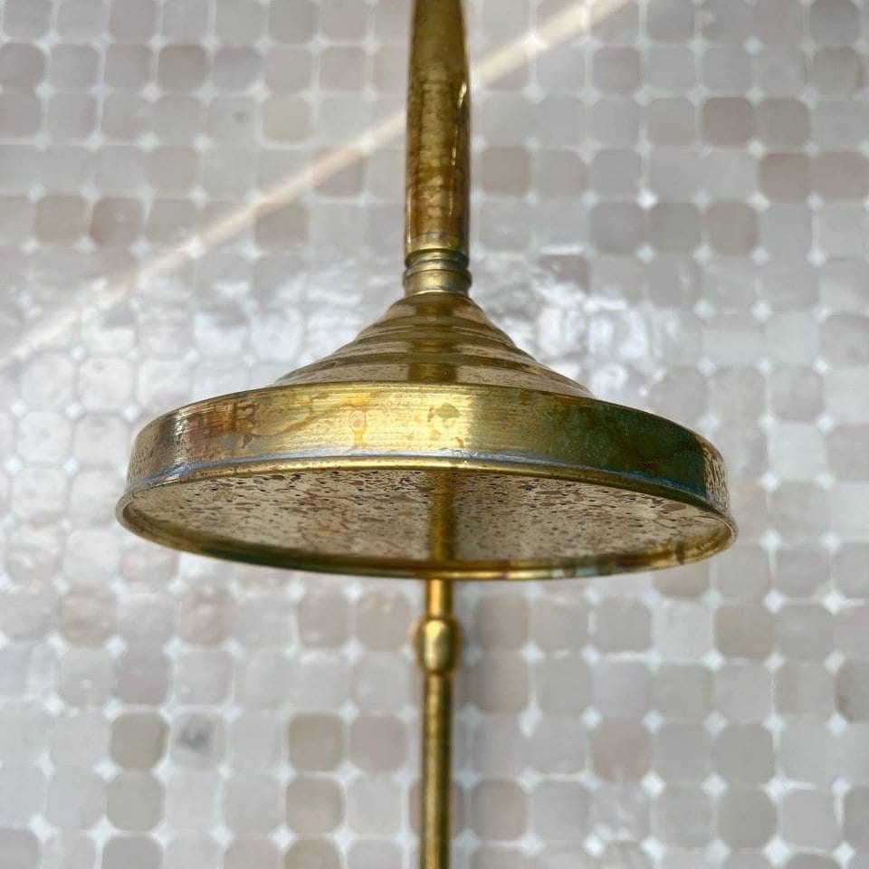 Rainfall Shower head Unlacquered, Brass Shower Head, 8" Round shower - bohoprime