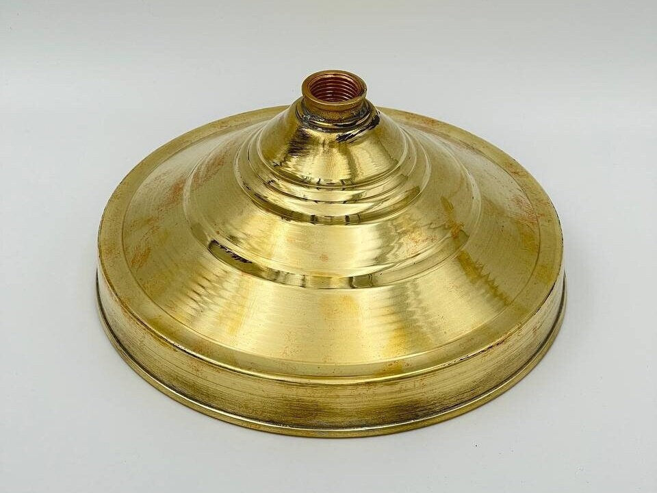 Unlacquered Brass Shower head , Rainfall Shower Head, 8" Round shower - bohoprime