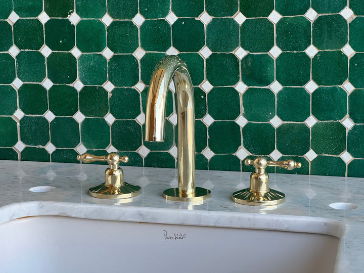 Dollhouse faucet, Widespread Bathroom Faucet Sink, Sink faucet vintage - bohoprime