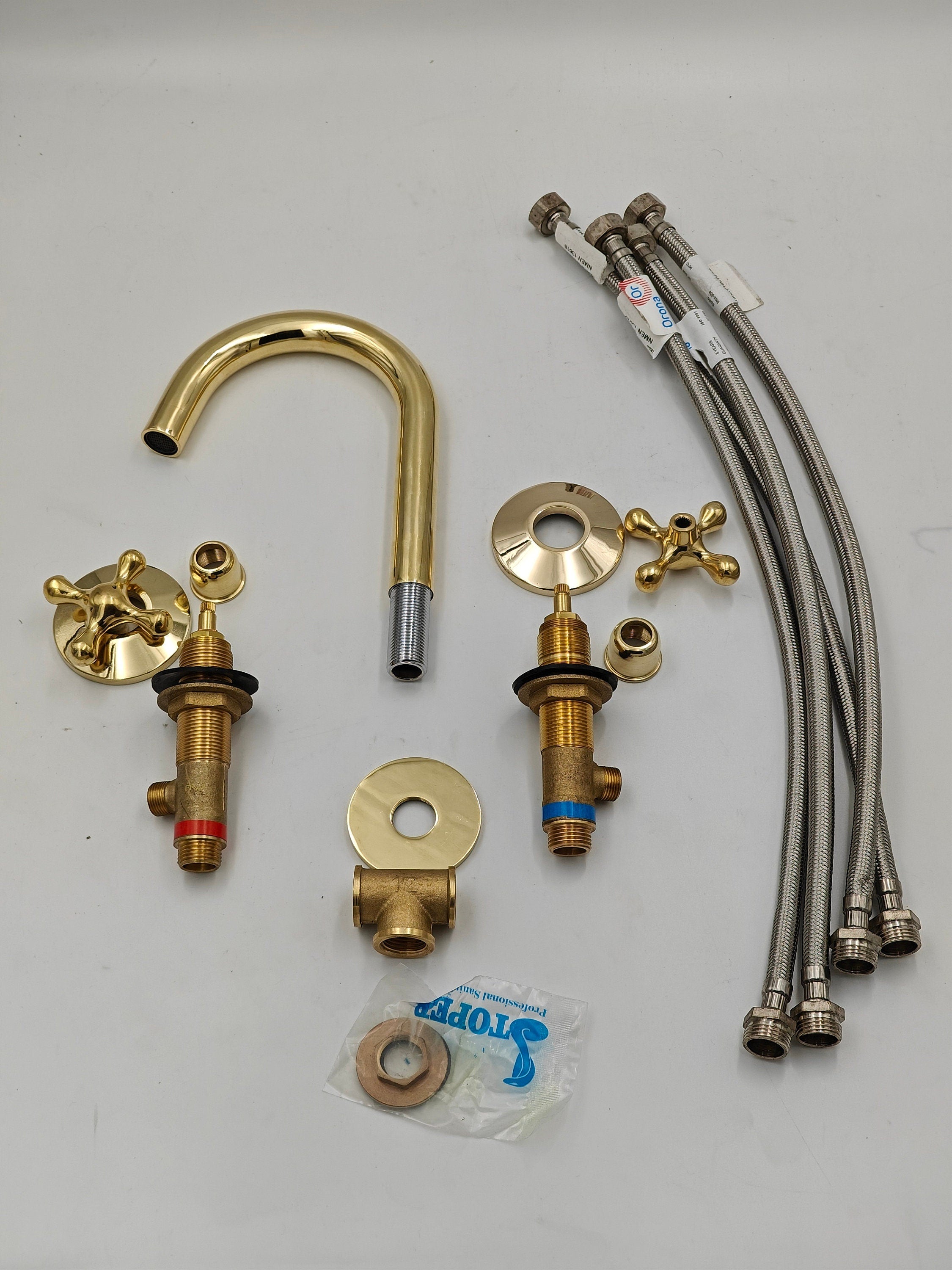 Dollhouse faucet, Widespread Bathroom Faucet Sink, Sink faucet vintage - bohoprime