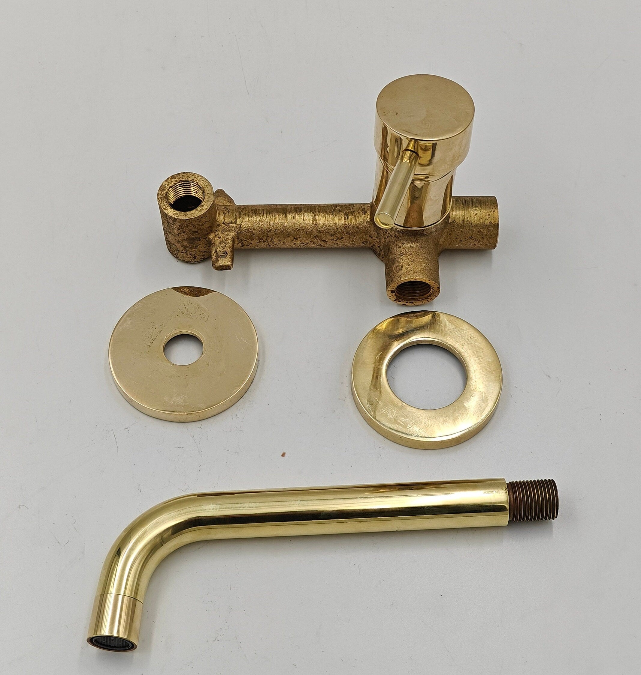 Bathroom Sink Faucet, Wall Mount Faucet, Vintage Faucet - bohoprime